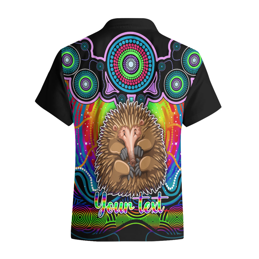 Personalised Australia Virgo Echidna Zodiac Hawaiian Shirt Auz Astrology Aboriginal - Rainbow - Vibe Hoodie Shop
