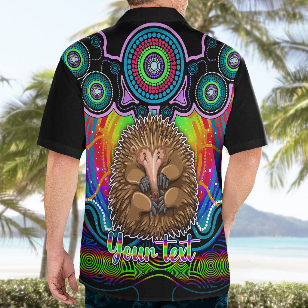 Personalised Australia Virgo Echidna Zodiac Hawaiian Shirt Auz Astrology Aboriginal - Rainbow - Vibe Hoodie Shop