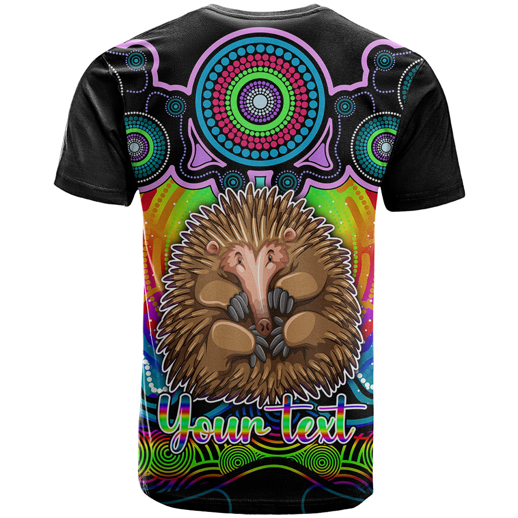 Personalised Australia Virgo Echidna Zodiac T Shirt Auz Astrology Aboriginal - Rainbow LT9 - Vibe Hoodie Shop