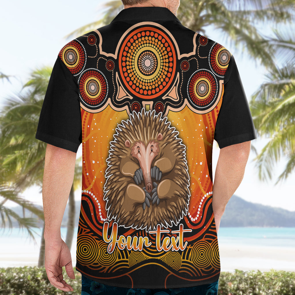 Personalised Australia Virgo Echidna Zodiac Hawaiian Shirt Auz Astrology Aboriginal - Red - Vibe Hoodie Shop