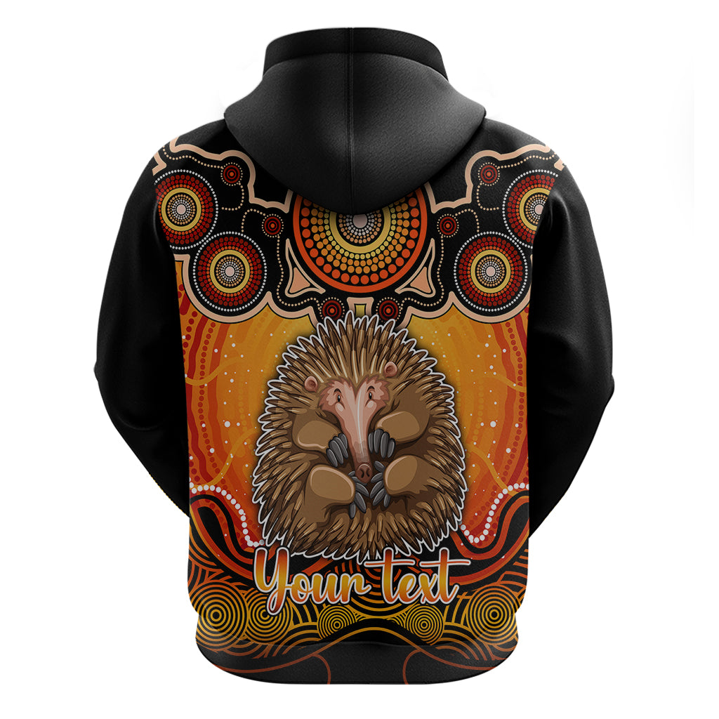 Personalised Australia Virgo Echidna Zodiac Hoodie Auz Astrology Aboriginal - Red LT9 - Vibe Hoodie Shop