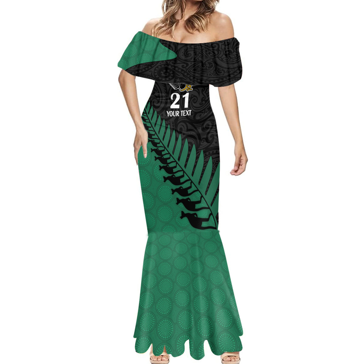 custom-australia-wallabies-and-aotearoa-rugby-mermaid-dress-kangaroo-black-fern-maori-green-vibe