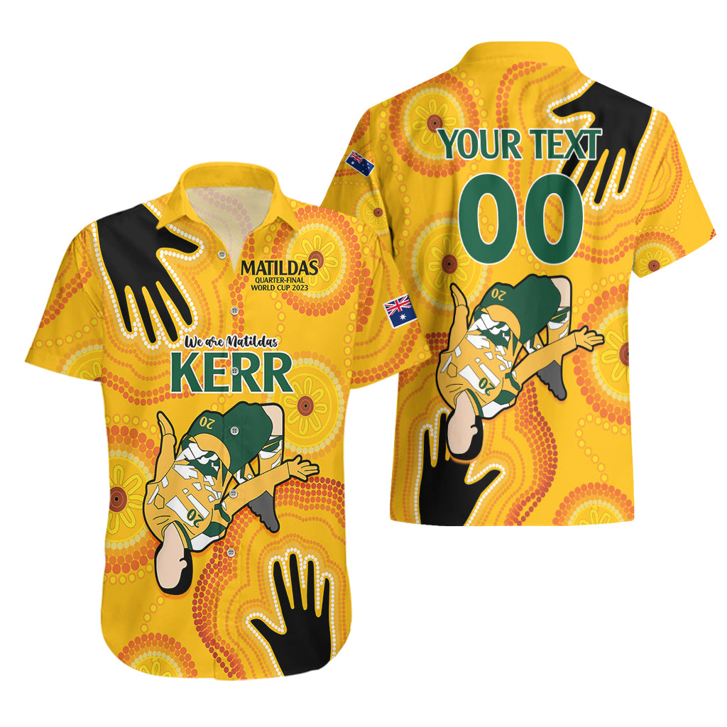 Custom Sam Kerr Matildas Hawaiian Shirt Australia Soccer World Cup 2023 Quater-Final - Vibe Hoodie Shop