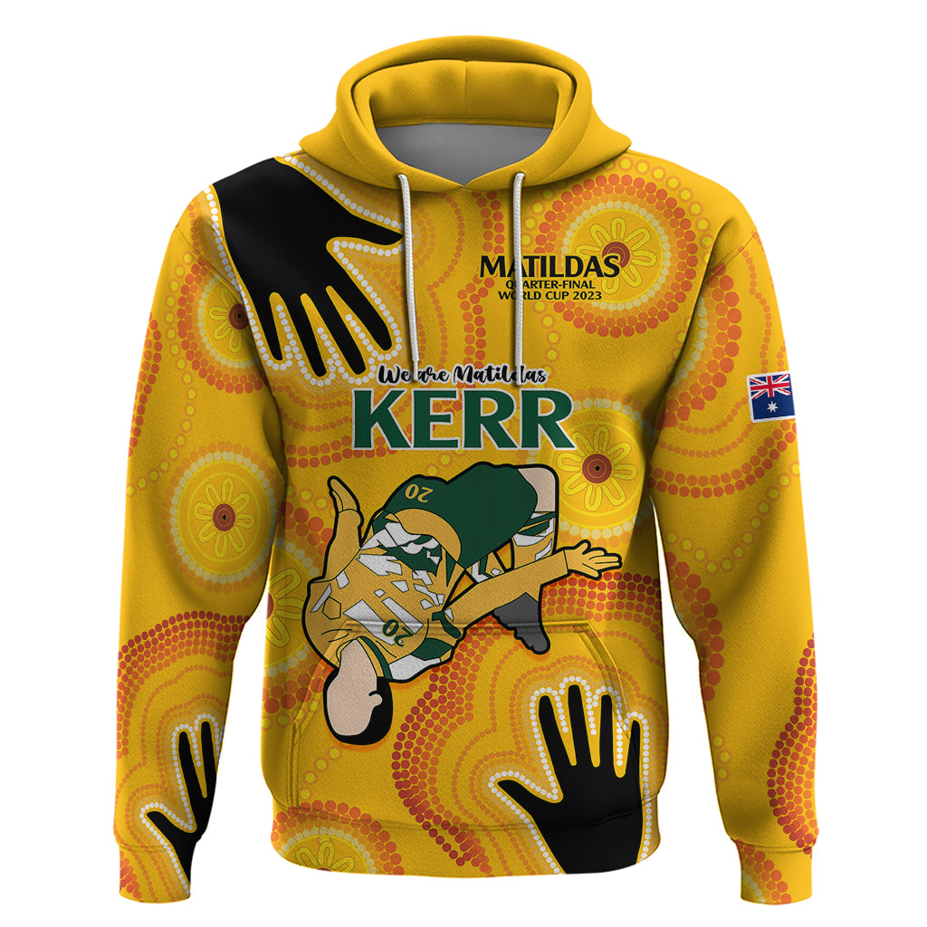 Custom Sam Kerr Matildas Hoodie Australia Soccer World Cup 2023 Quater-Final LT9 - Vibe Hoodie Shop