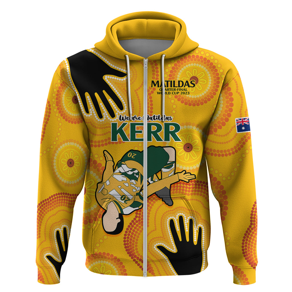 Custom Sam Kerr Matildas Hoodie Australia Soccer World Cup 2023 Quater-Final LT9 - Vibe Hoodie Shop