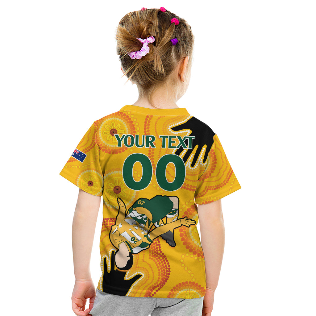 Custom Sam Kerr Matildas Kid T Shirt Australia Soccer World Cup 2023 Quater-Final - Vibe Hoodie Shop