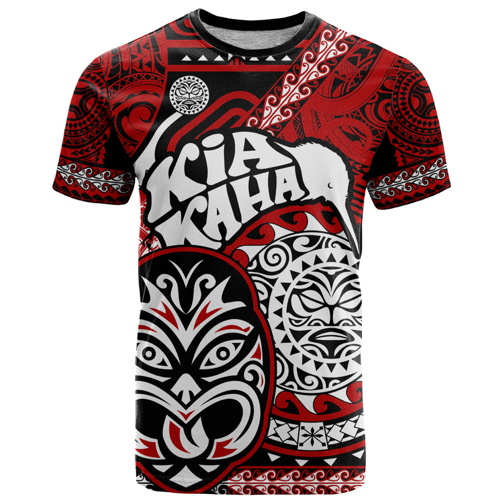 Te Reo Maori New Zealand T Shirt Aotearoa Kia Haka Maori Tribal Tattoo Red Style LT9 - Vibe Hoodie Shop