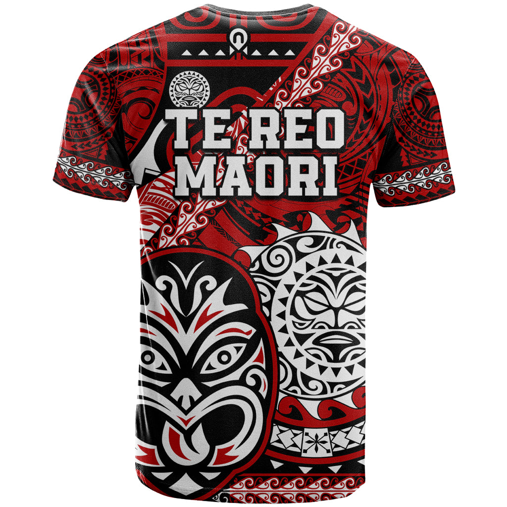 Te Reo Maori New Zealand T Shirt Aotearoa Kia Haka Maori Tribal Tattoo Red Style LT9 - Vibe Hoodie Shop