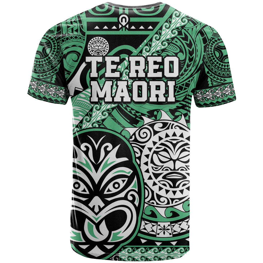 Te Reo Maori New Zealand T Shirt Aotearoa Kia Haka Maori Tribal Tattoo Green Style LT9 - Vibe Hoodie Shop