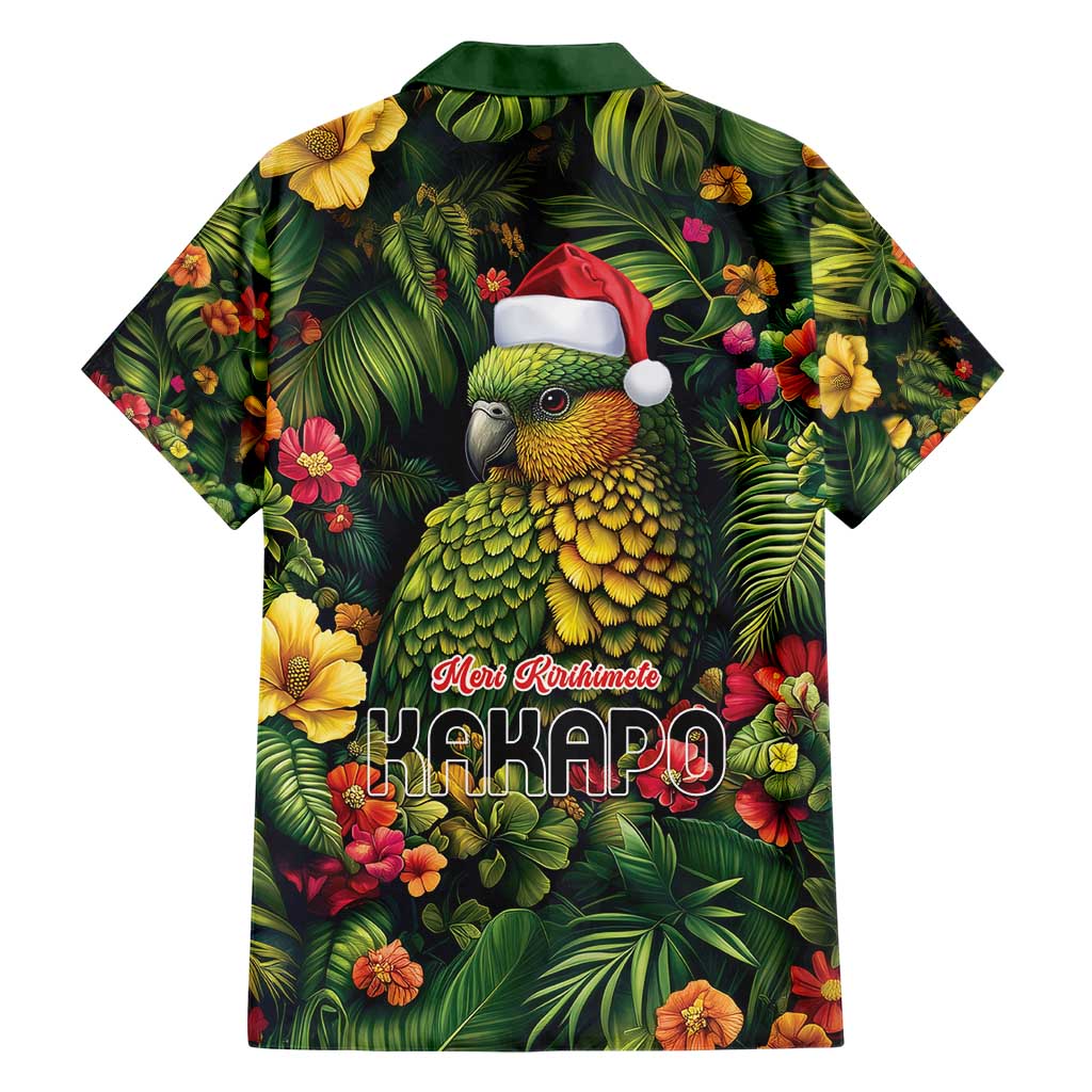 Meri Kirihimete Kakapo Hawaiian Shirt New Zealand Christmas with Tropical Vibe - Vibe Hoodie Shop