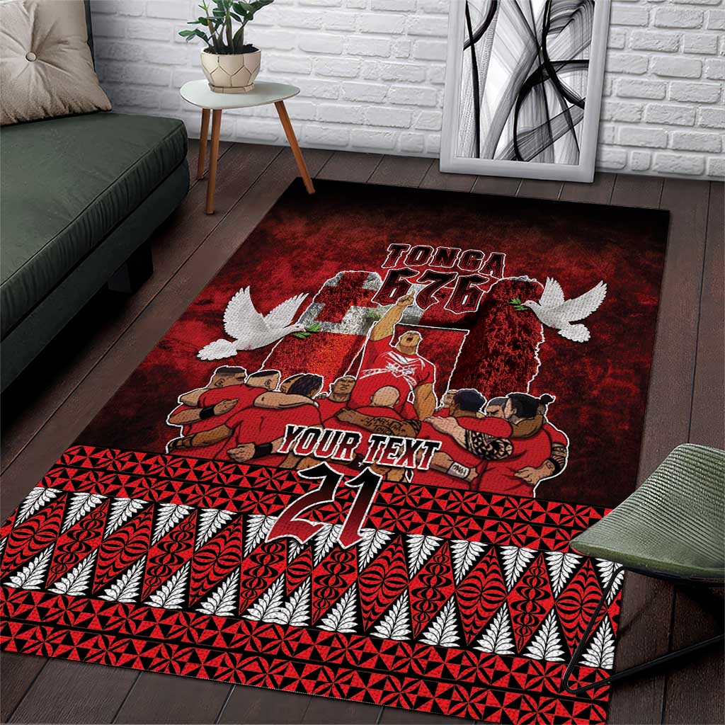 Custom Tonga 676 Haamonga a Maui Area Rug Tongan Sipi Tau Unique Dance - Vibe Hoodie Shop