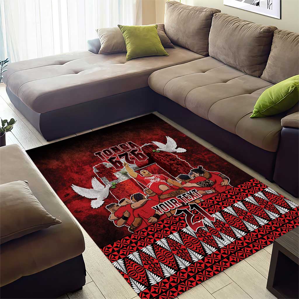 Custom Tonga 676 Haamonga a Maui Area Rug Tongan Sipi Tau Unique Dance - Vibe Hoodie Shop