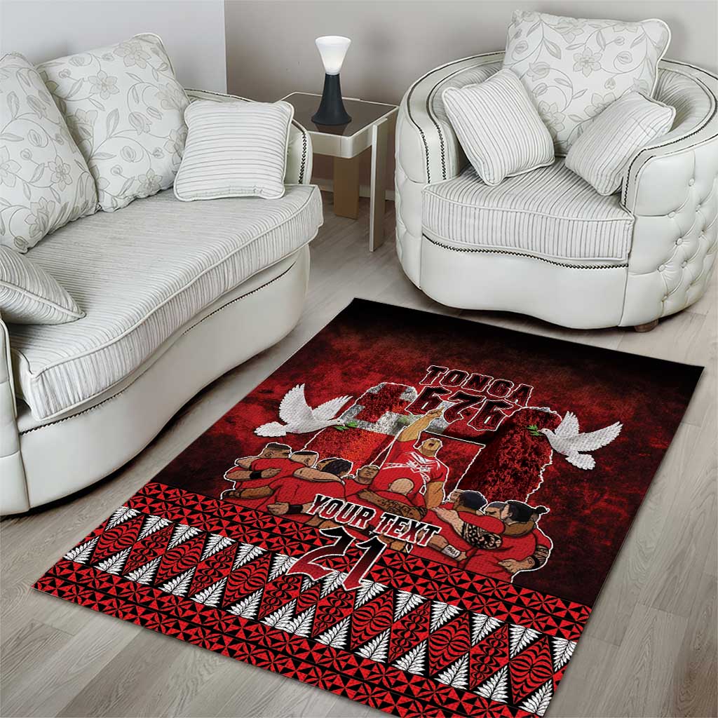 Custom Tonga 676 Haamonga a Maui Area Rug Tongan Sipi Tau Unique Dance - Vibe Hoodie Shop