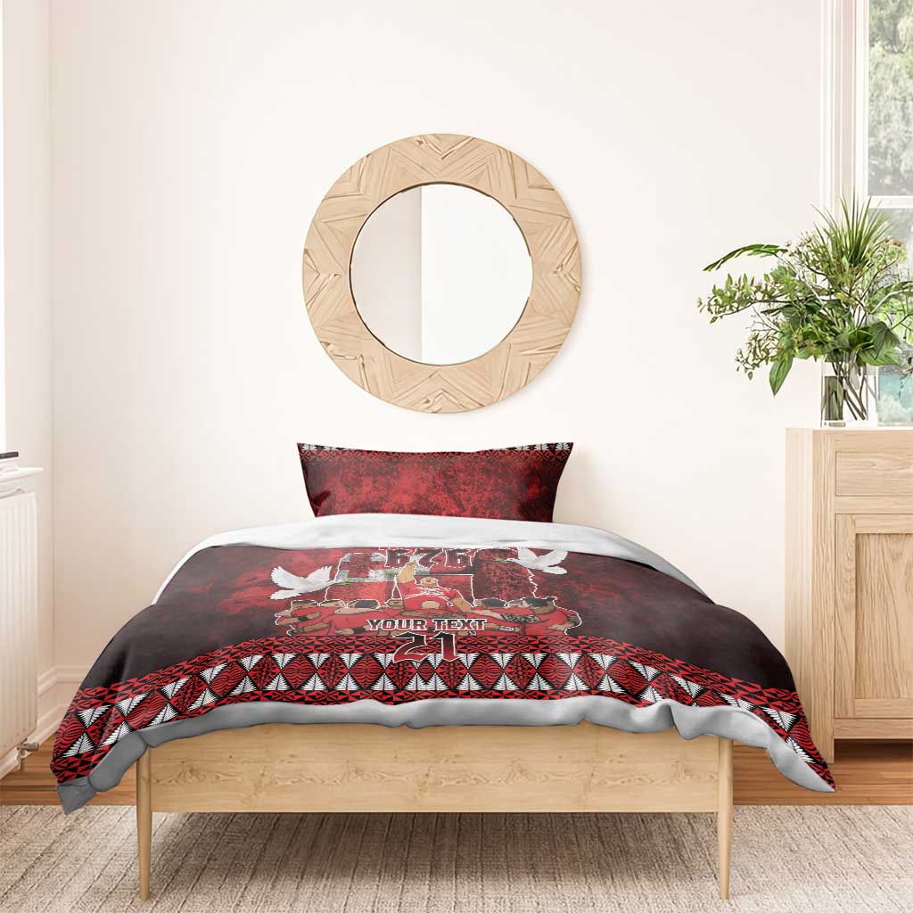Custom Tonga 676 Haamonga a Maui Bedding Set Tongan Sipi Tau Unique Dance - Vibe Hoodie Shop