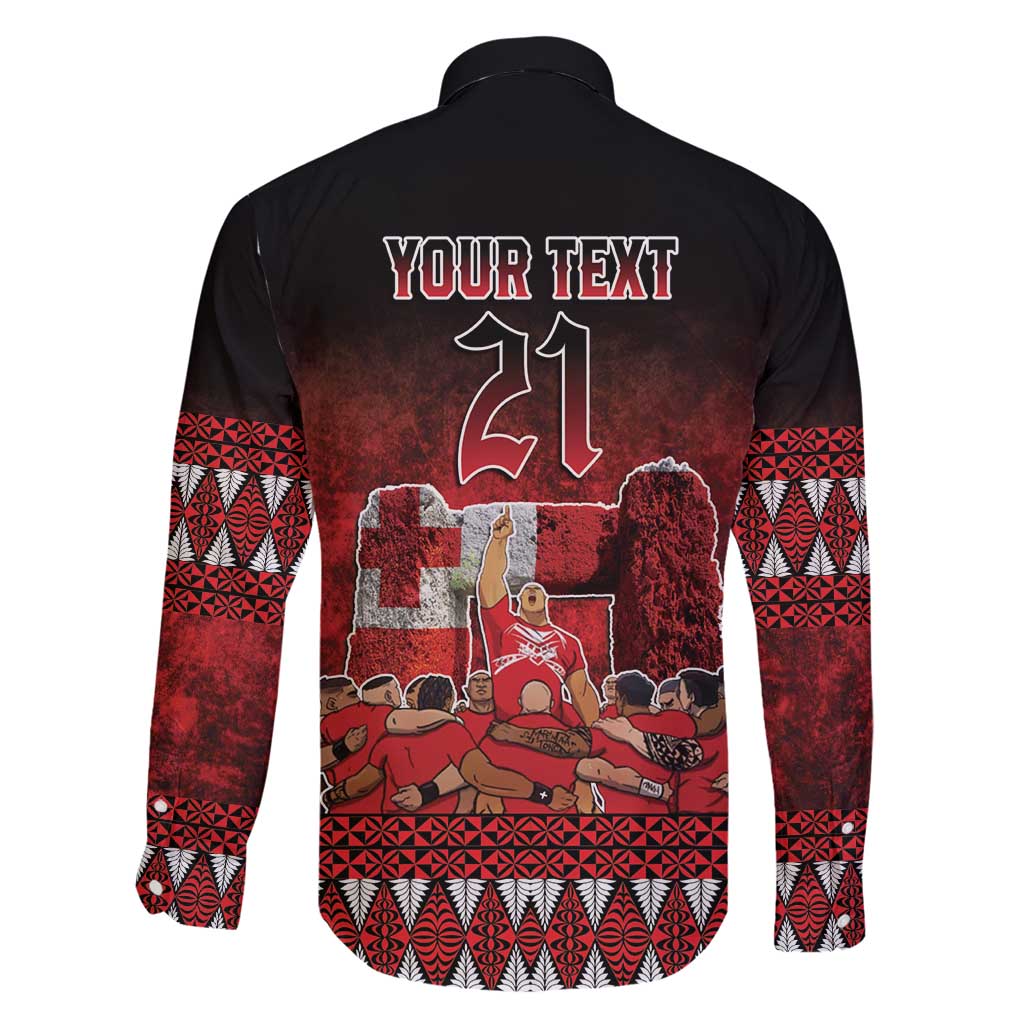 Custom Tonga 676 Haʻamonga ʻa Maui Family Matching Tank Maxi Dress and Hawaiian Shirt Tongan Sipi Tau Unique Dance