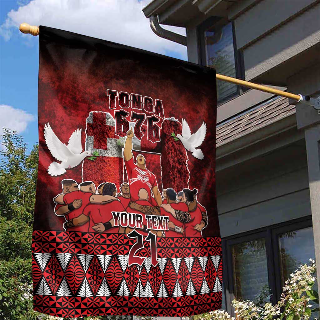 Custom Tonga 676 Haamonga a Maui Garden Flag Tongan Sipi Tau Unique Dance - Vibe Hoodie Shop