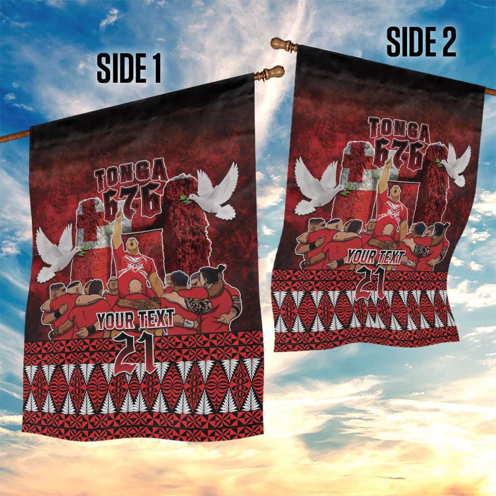 Custom Tonga 676 Haamonga a Maui Garden Flag Tongan Sipi Tau Unique Dance - Vibe Hoodie Shop