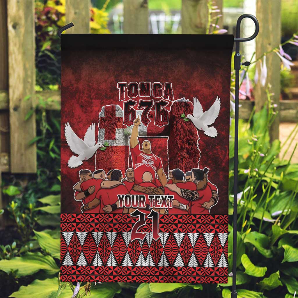 Custom Tonga 676 Haamonga a Maui Garden Flag Tongan Sipi Tau Unique Dance - Vibe Hoodie Shop
