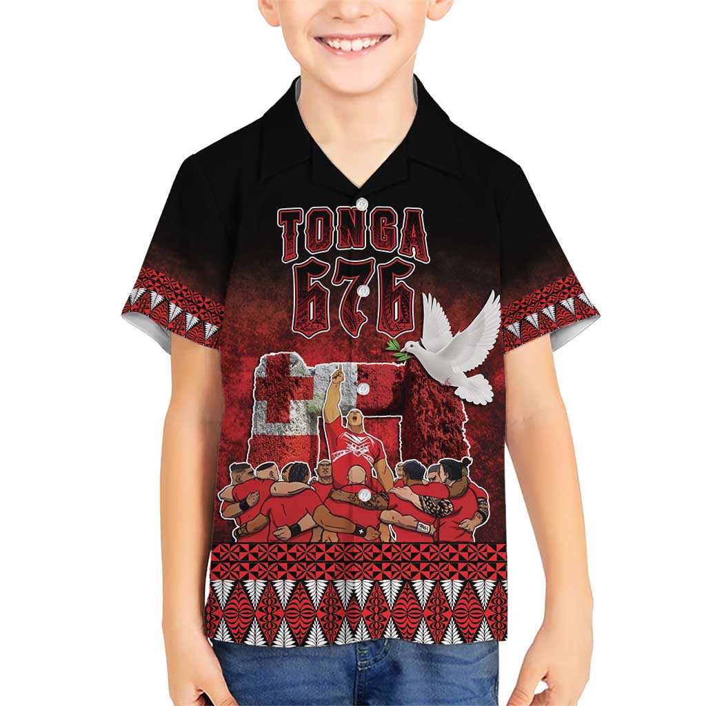 Custom Tonga 676 Haamonga a Maui Hawaiian Shirt Tongan Sipi Tau Unique Dance - Vibe Hoodie Shop