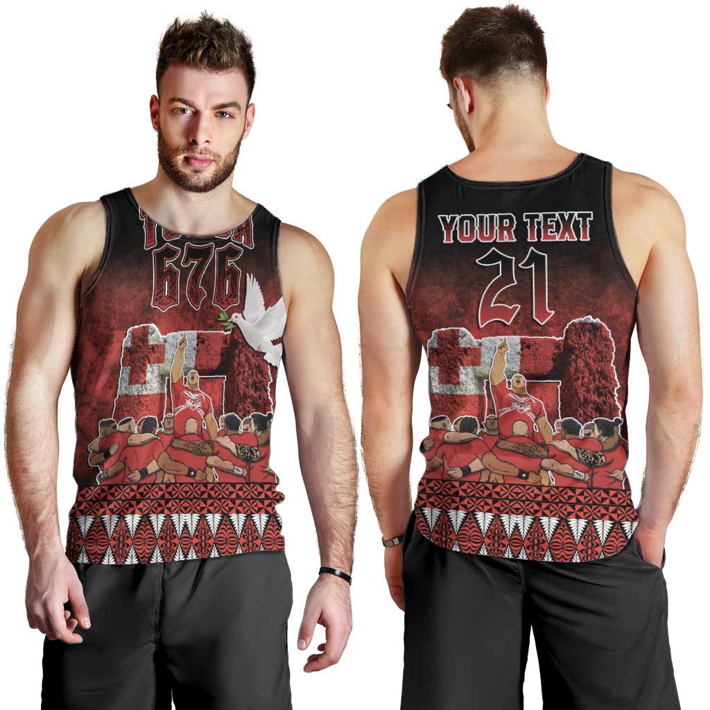 Custom Tonga 676 Haamonga a Maui Men Tank Top Tongan Sipi Tau Unique Dance - Vibe Hoodie Shop