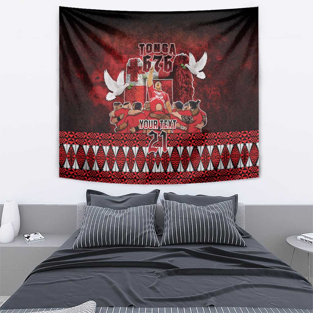 Custom Tonga 676 Haamonga a Maui Tapestry Tongan Sipi Tau Unique Dance - Vibe Hoodie Shop