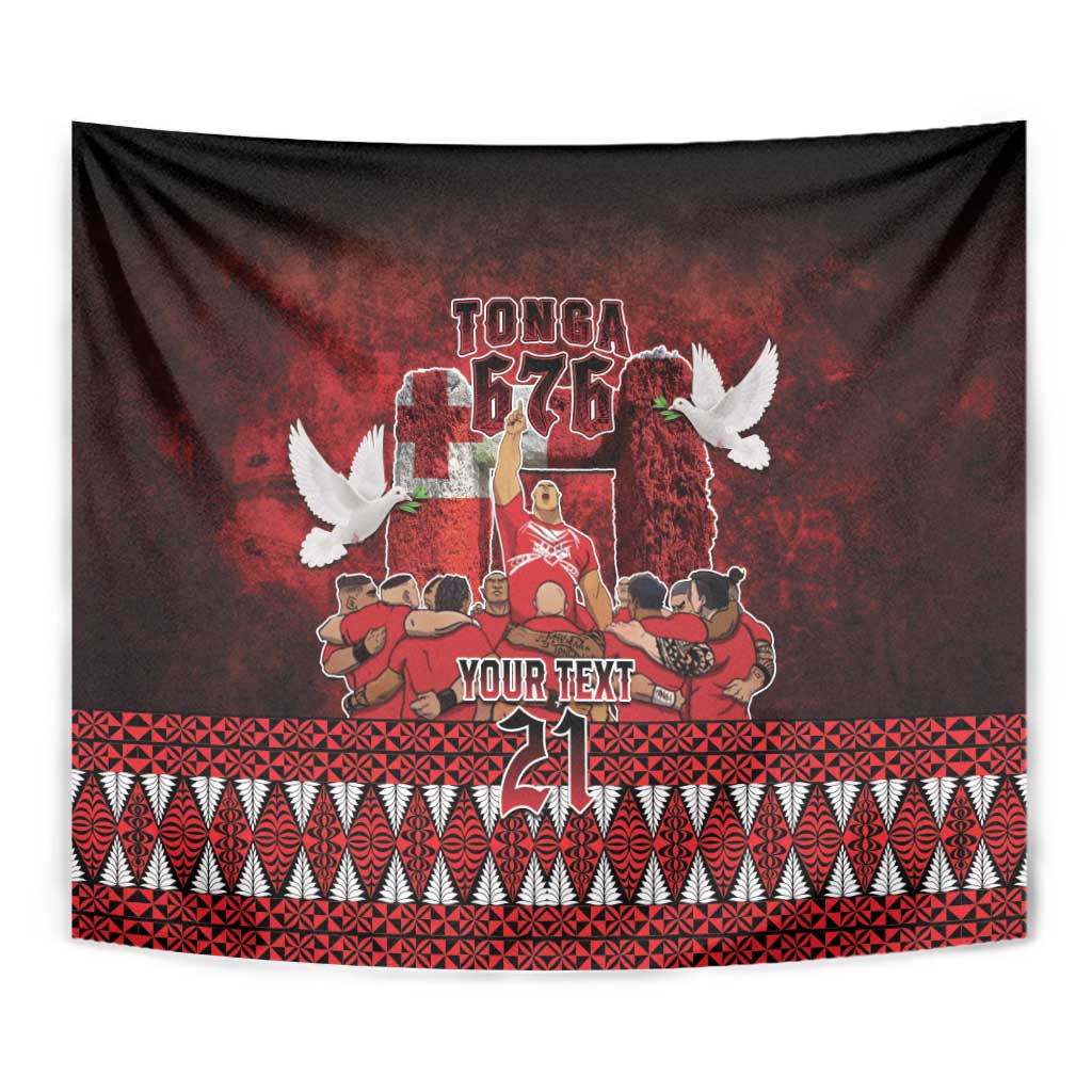 Custom Tonga 676 Haamonga a Maui Tapestry Tongan Sipi Tau Unique Dance - Vibe Hoodie Shop