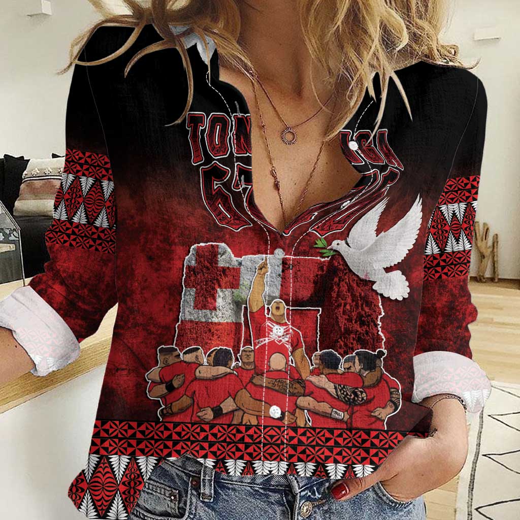 Custom Tonga 676 Haamonga a Maui Women Casual Shirt Tongan Sipi Tau Unique Dance - Vibe Hoodie Shop