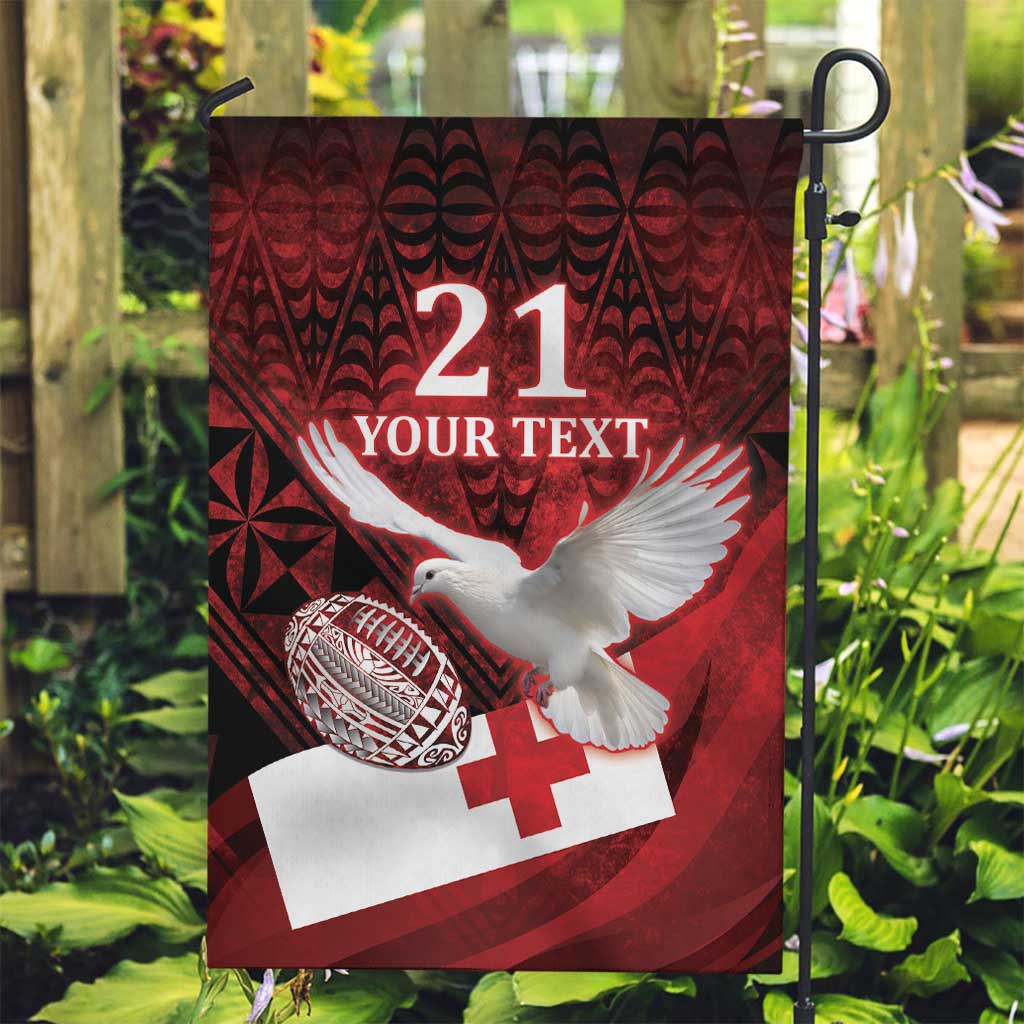 Custom Tonga XIII Rugby Tribal Tattoo Garden Flag Mate Ma'a Tonga Kupesi Ngatu Grunge Style - Vibe Hoodie Shop