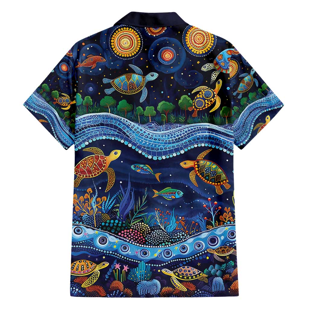 Australian Landscapes Family Matching Long Sleeve Bodycon Dress and Hawaiian Shirt Aboriginal Dreamtime Story