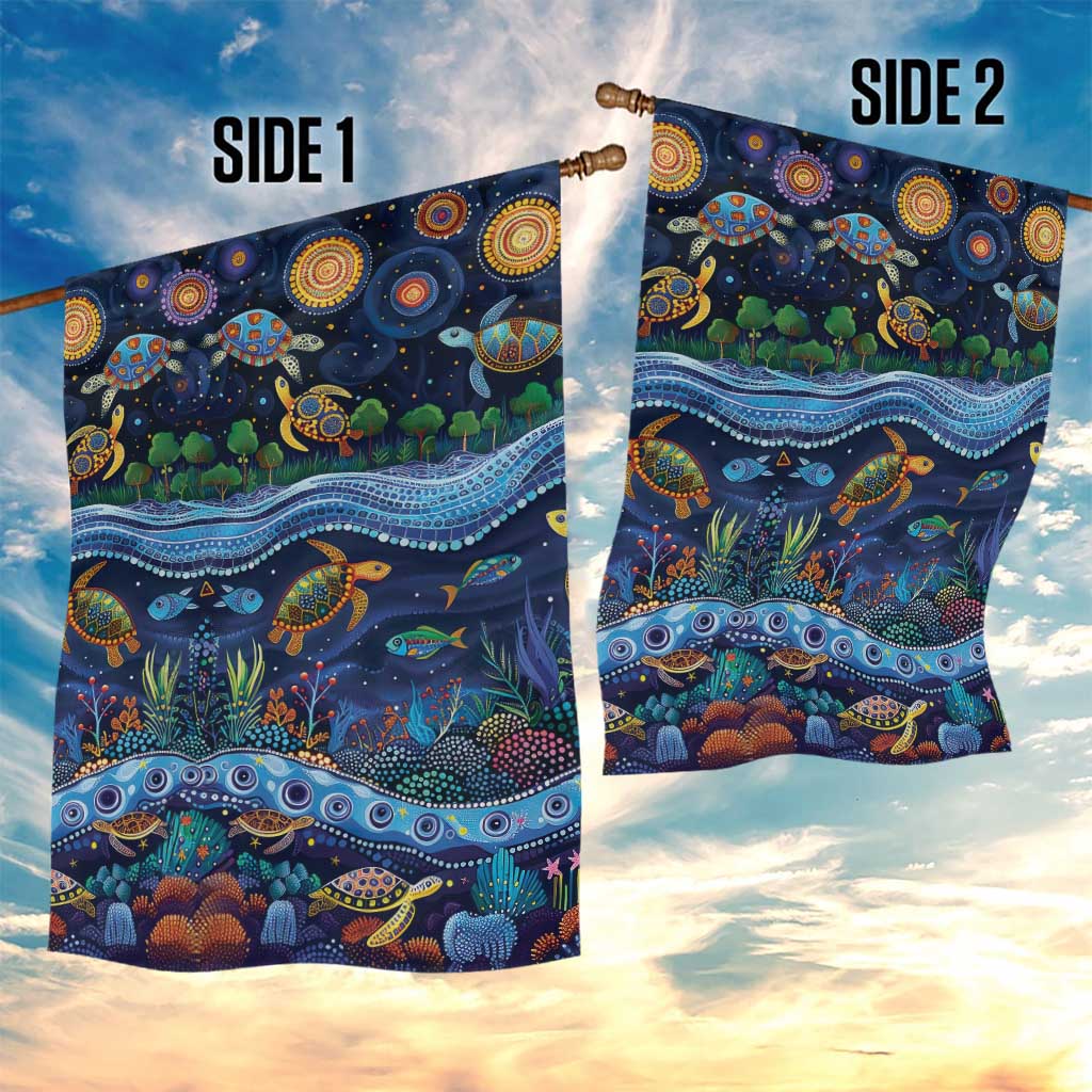 Australian Landscapes Garden Flag Aboriginal Dreamtime Story - Vibe Hoodie Shop