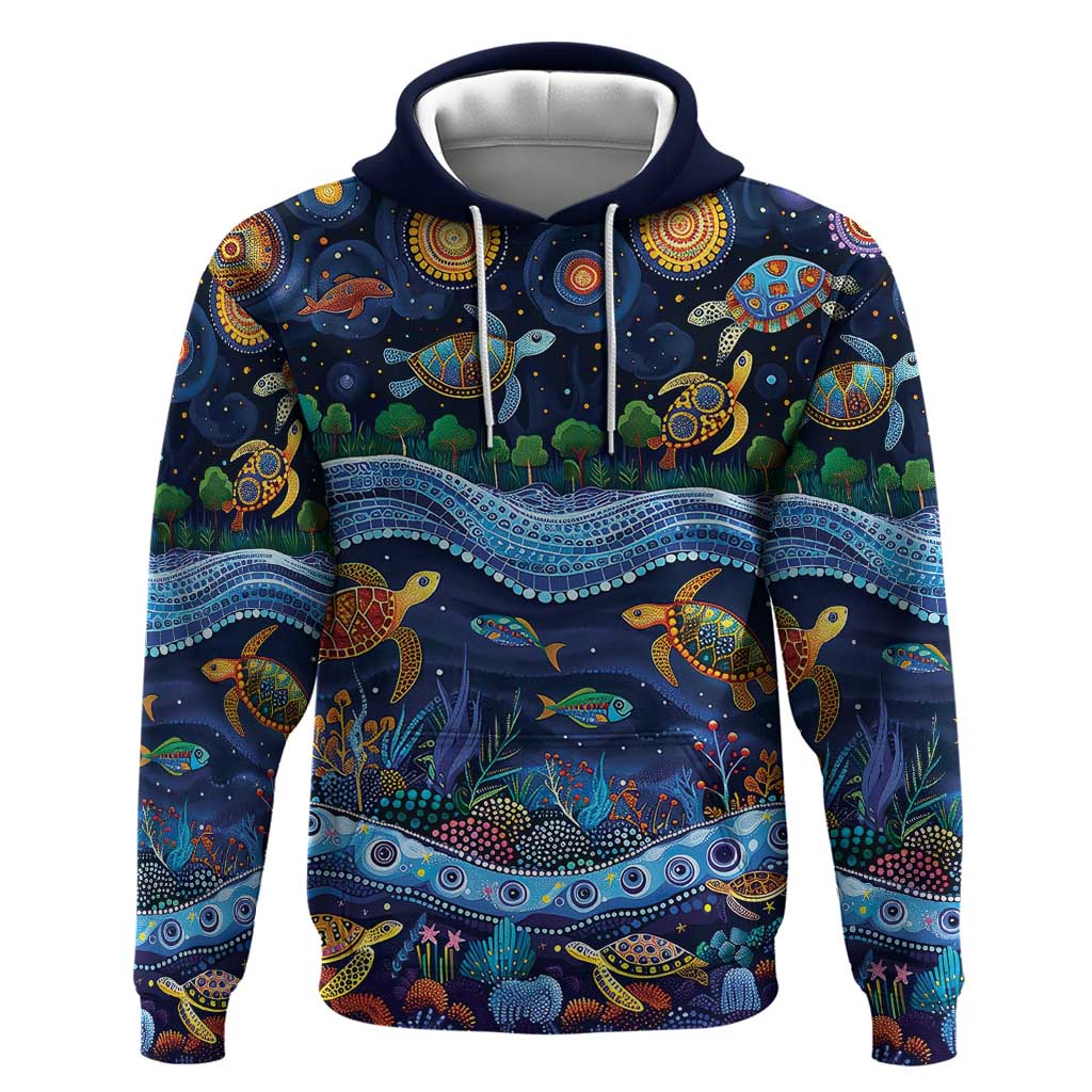 Australian Landscapes Hoodie Aboriginal Dreamtime Story LT9 - Vibe Hoodie Shop