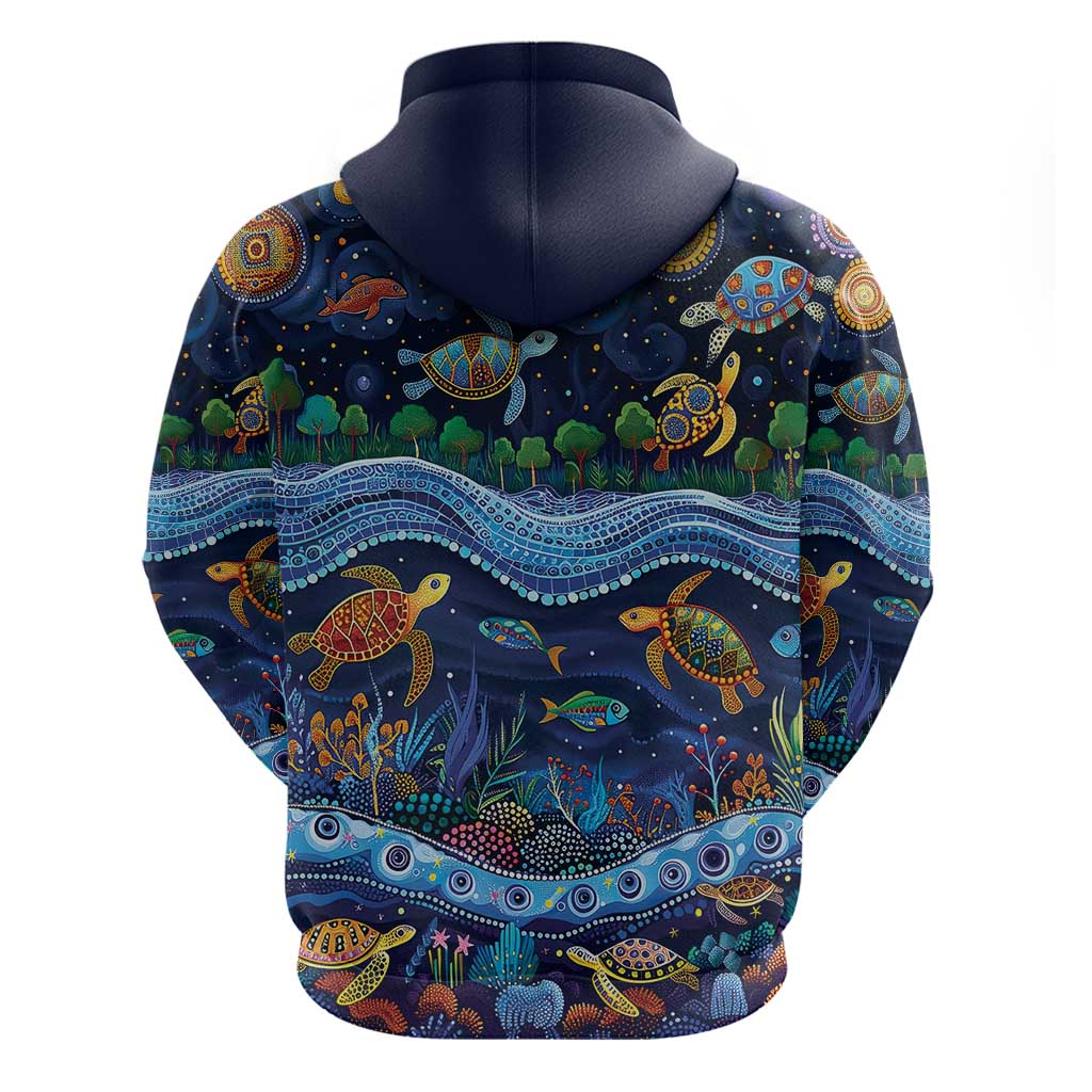 Australian Landscapes Hoodie Aboriginal Dreamtime Story LT9 - Vibe Hoodie Shop