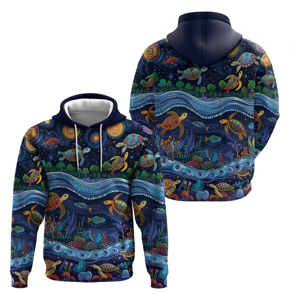 Australian Landscapes Hoodie Aboriginal Dreamtime Story LT9 - Vibe Hoodie Shop