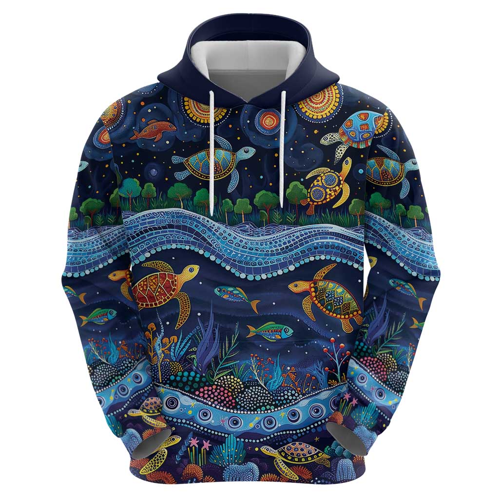 Australian Landscapes Hoodie Aboriginal Dreamtime Story LT9 - Vibe Hoodie Shop