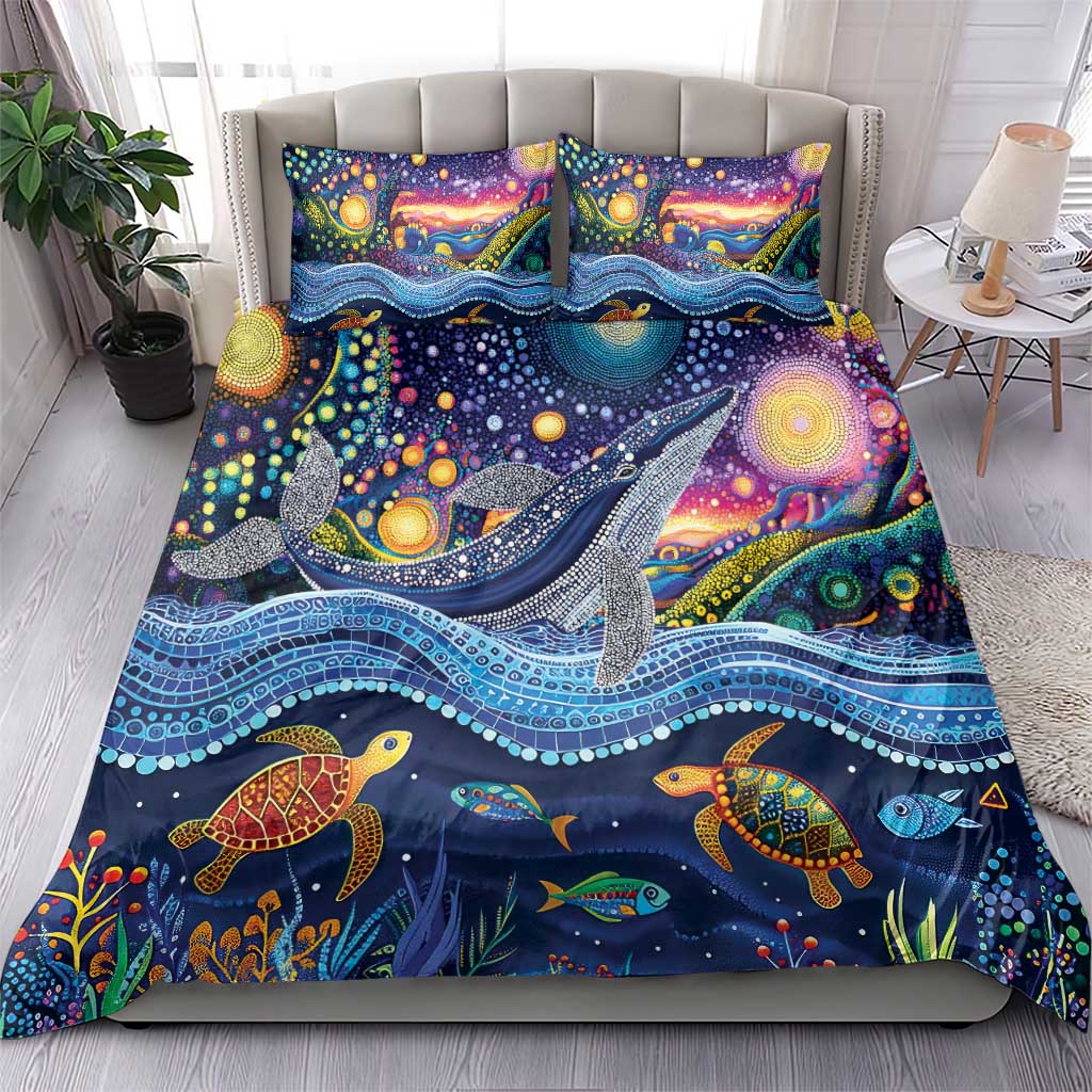 Heal Country Heal Our Nation Aboriginal Dreamtime Bedding Set - Vibe Hoodie Shop