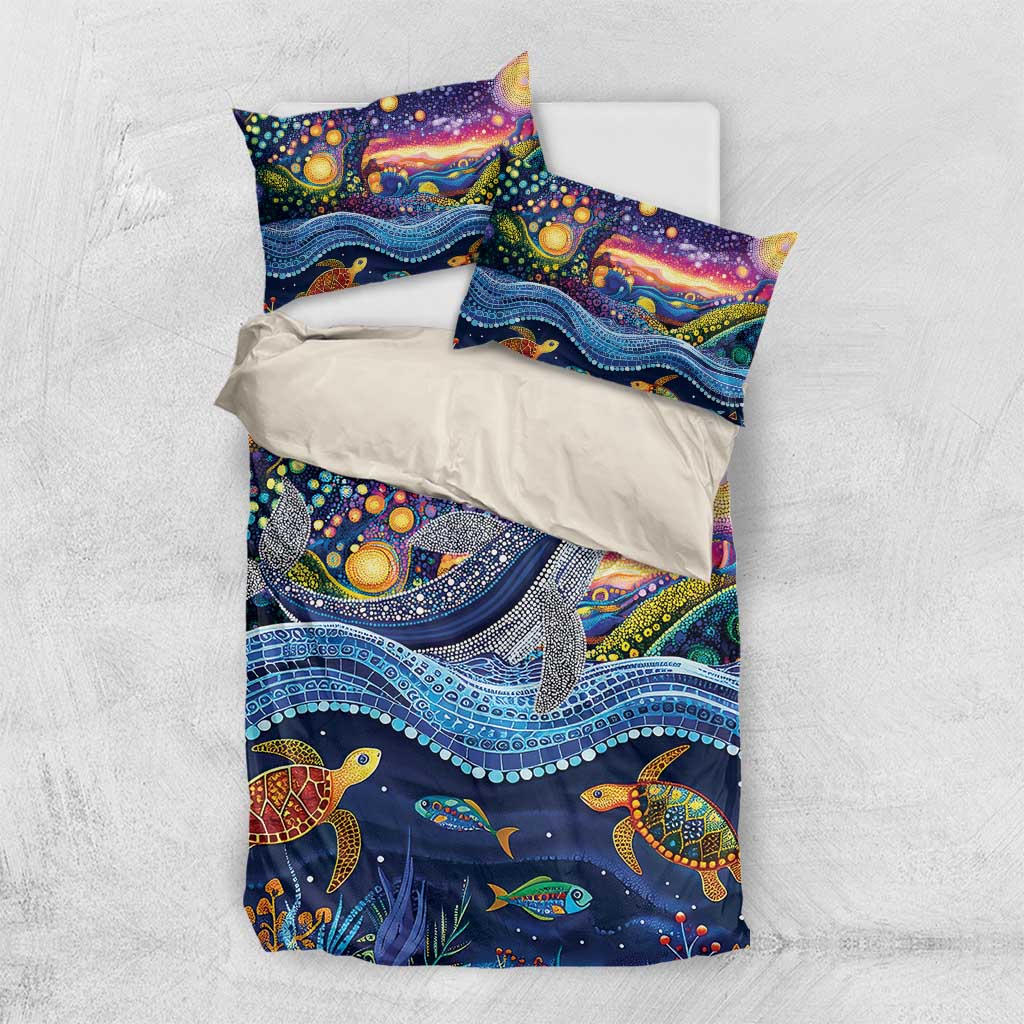 Heal Country Heal Our Nation Aboriginal Dreamtime Bedding Set - Vibe Hoodie Shop