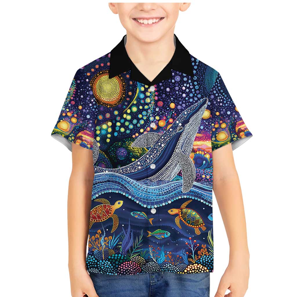 Heal Country Heal Our Nation Aboriginal Dreamtime Family Matching Mermaid Dress and Hawaiian Shirt