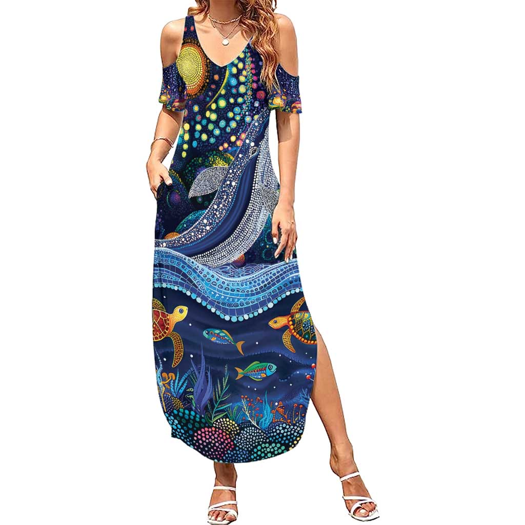 Heal Country Heal Our Nation Aboriginal Dreamtime Family Matching Summer Maxi Dress and Hawaiian Shirt