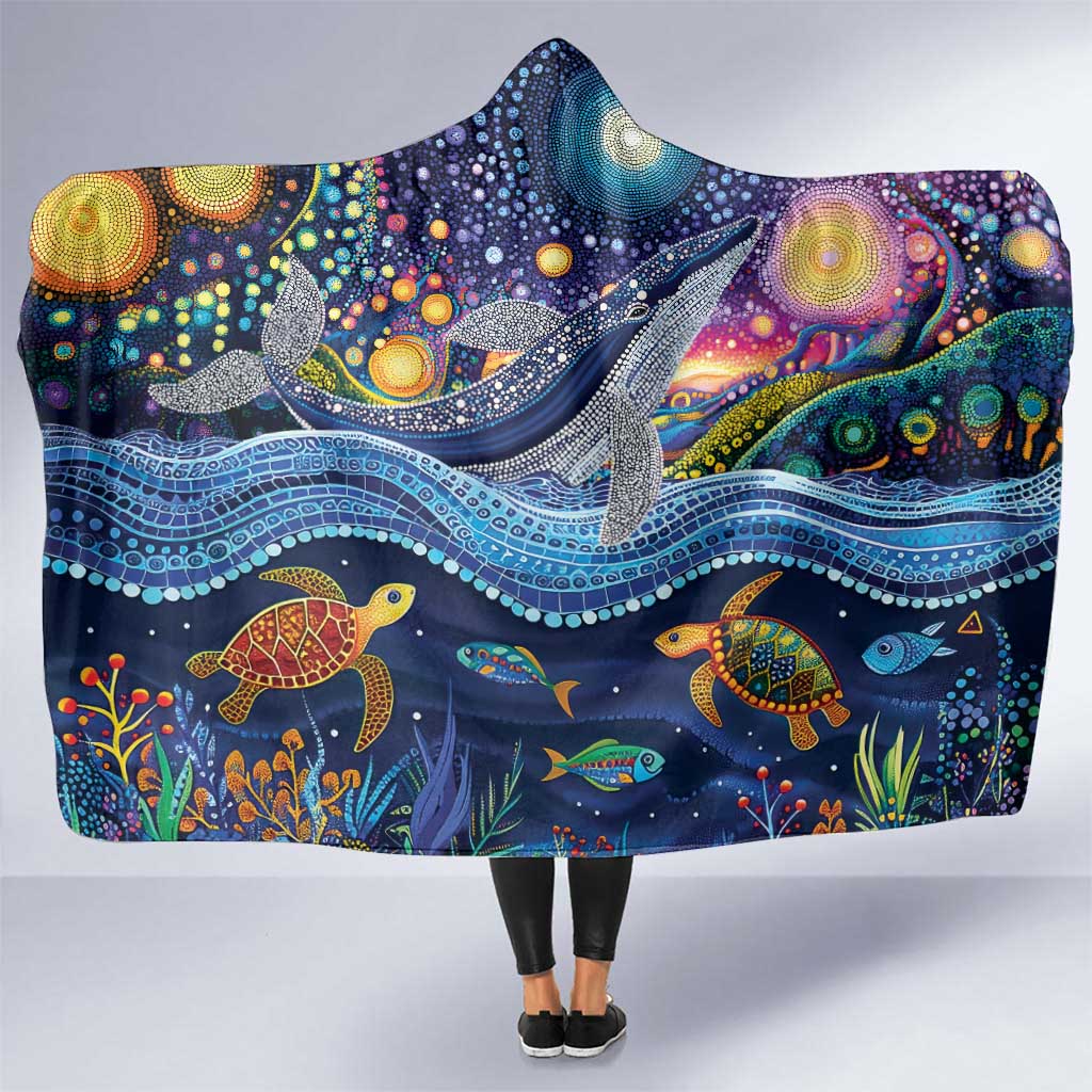Heal Country Heal Our Nation Aboriginal Dreamtime Hooded Blanket