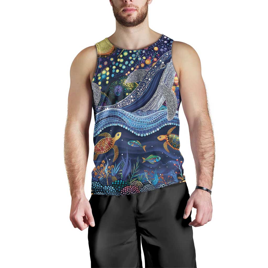 Heal Country Heal Our Nation Aboriginal Dreamtime Men Tank Top - Vibe Hoodie Shop