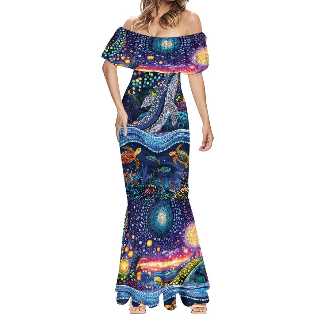 Heal Country Heal Our Nation Aboriginal Dreamtime Mermaid Dress