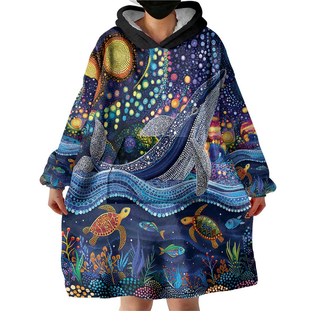 Heal Country Heal Our Nation Aboriginal Dreamtime Wearable Blanket Hoodie - Vibe Hoodie Shop