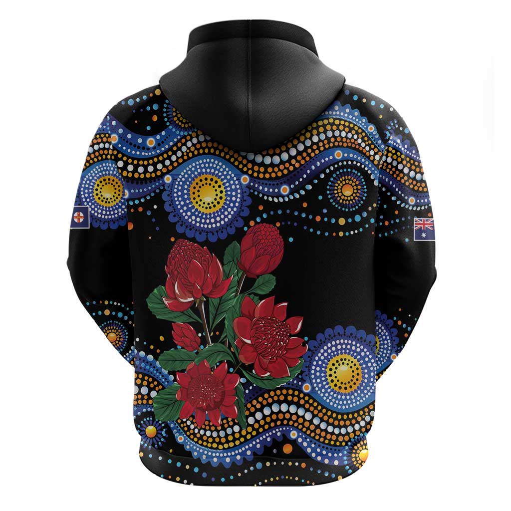 Australia New South Wales Waratahs Hoodie Aboriginal Dot Art LT9 - Vibe Hoodie Shop