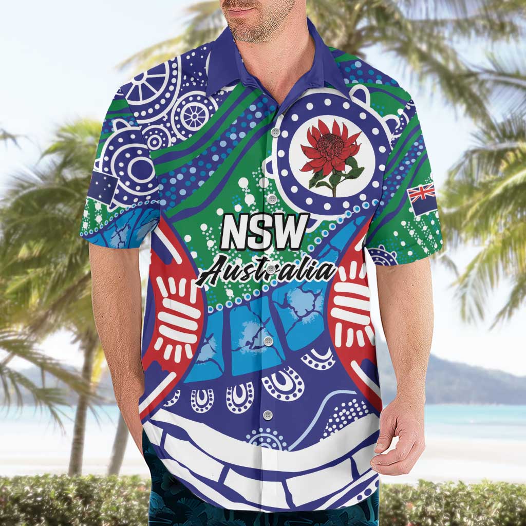 Australia New South Wales Hawaiian Shirt NSW Orta Recens Quam Pura Nites - Vibe Hoodie Shop