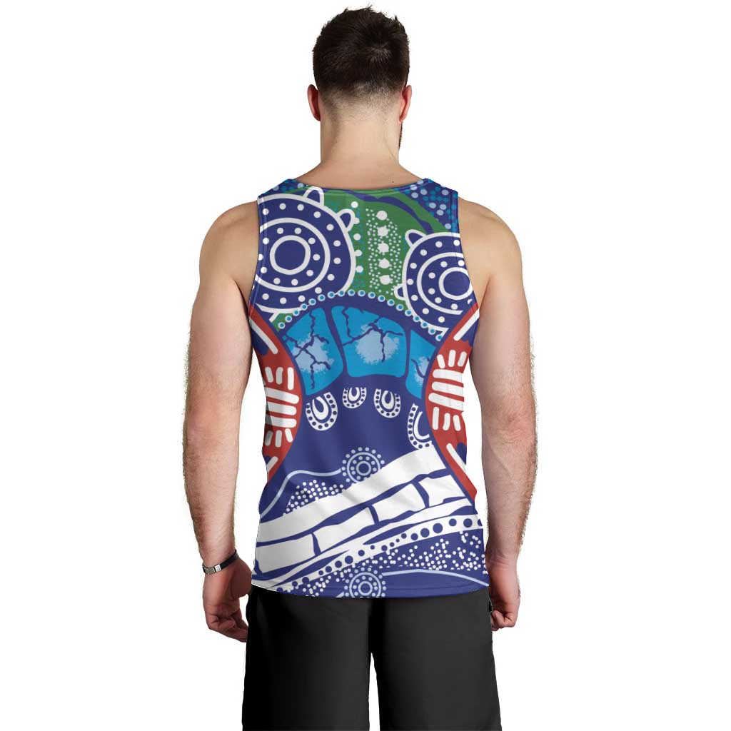 Australia New South Wales Men Tank Top NSW Orta Recens Quam Pura Nites - Vibe Hoodie Shop