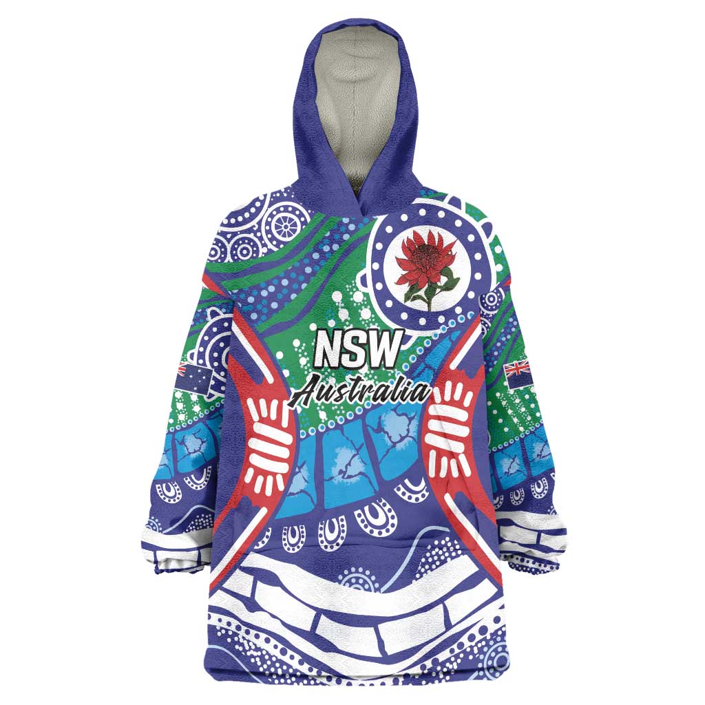 Australia New South Wales Wearable Blanket Hoodie NSW Orta Recens Quam Pura Nites - Vibe Hoodie Shop