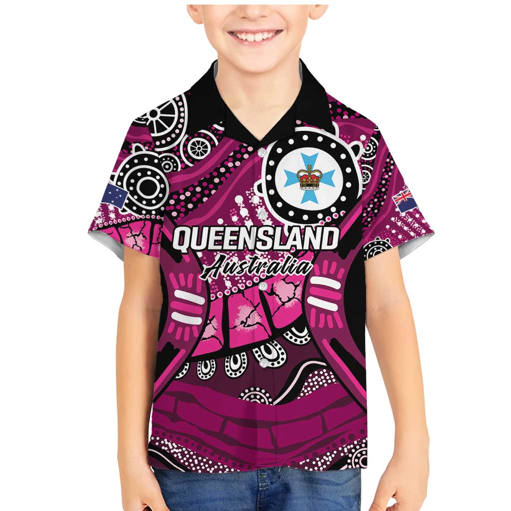 Australia Queensland Audax at Fidelis Family Matching Mermaid Dress and Hawaiian Shirt