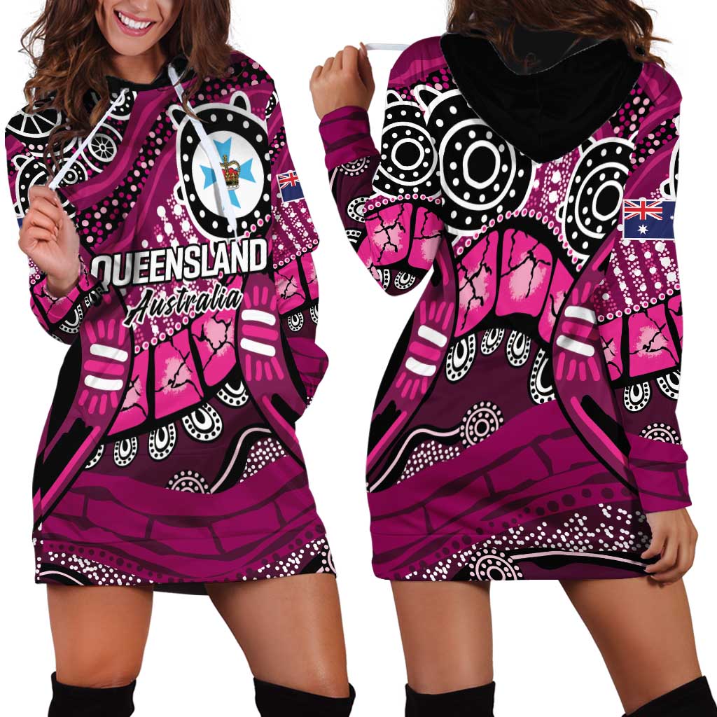 Australia Queensland Audax at Fidelis Hoodie Dress - Vibe Hoodie Shop