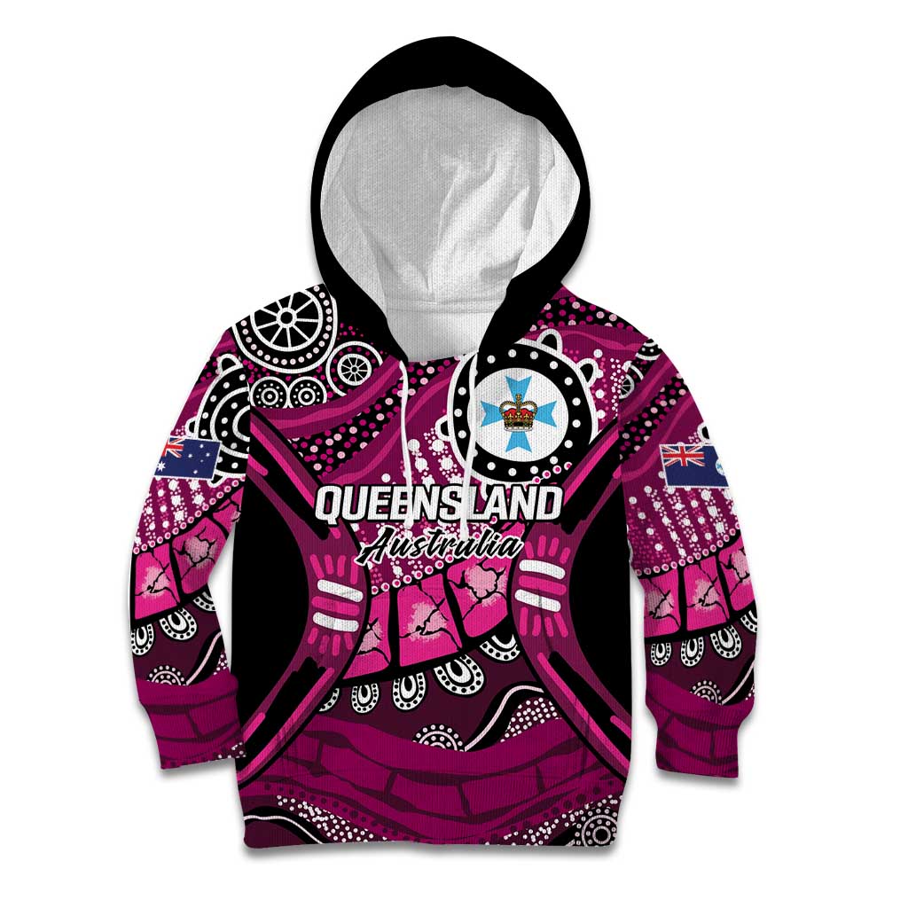 Australia Queensland Audax at Fidelis Kid Hoodie - Vibe Hoodie Shop