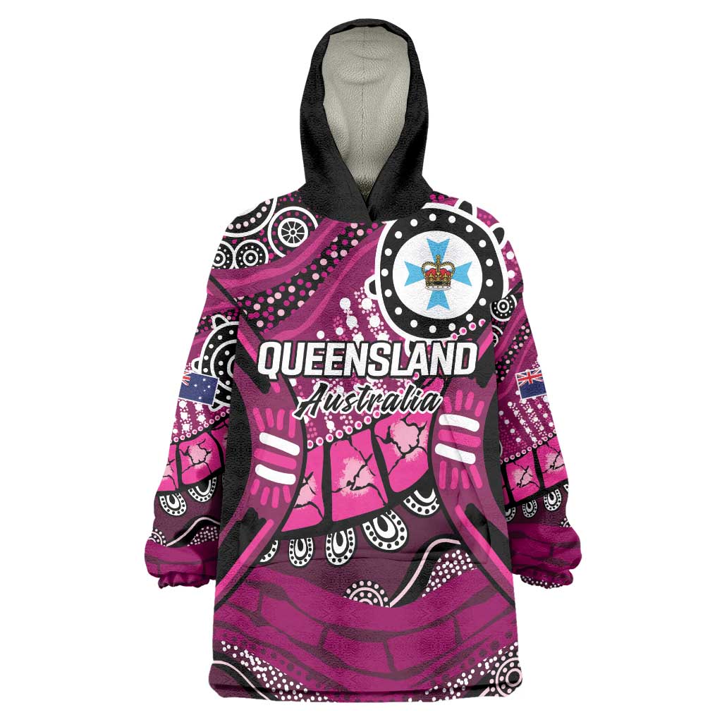 Australia Queensland Audax at Fidelis Wearable Blanket Hoodie - Vibe Hoodie Shop